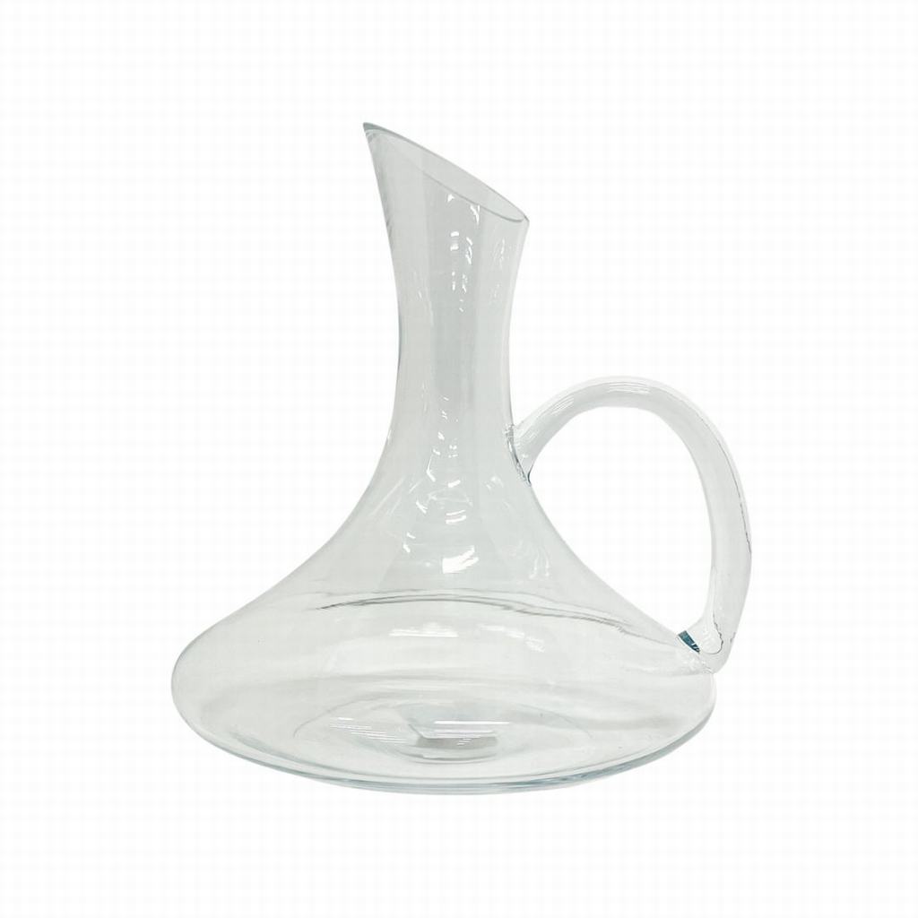 XGL22385FGO231.jpg GLASS JUG AMBER GREY 29CM GOLD - Image 1