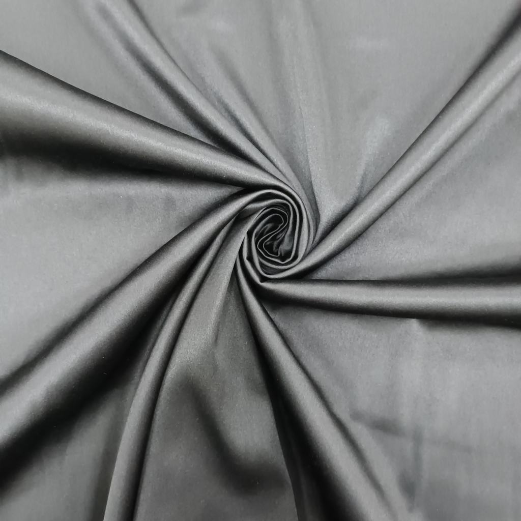 01325FBLACK.jpg STRETCH DUTCH SATIN (150CM)(BLACK) - Image 1