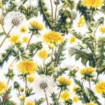 140CM DESIGNER VELVET UPHOLSTERY DANDELION
