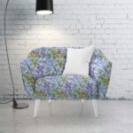 140CM DESIGNER VELVET UPHOLSTERY SUCCULENT - Image 2