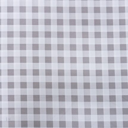 MINI MATT CHECKS 240CM LIGHT GREY