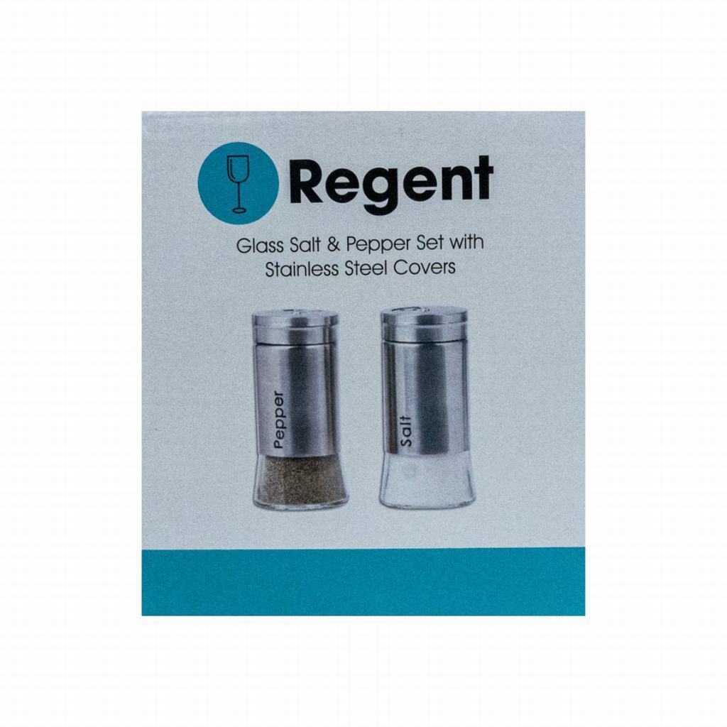 27126231.jpg REGENTGLASS SALT & PEPPER SHAKERS - Image 1