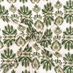 PRINTED CAPRI LINEN LOOK 16 OLIVE - Image 2
