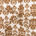 PRINTED CAPRI LINEN LOOK 16 BROWN - Image 2