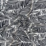 PRINTED CAPRI LINEN LOOK 20 BLACK - Image 2