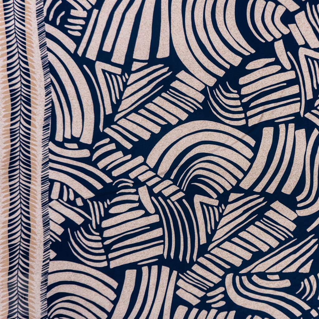 34075F22231.jpg PRINTED RN AMALFI 150CM 47 AV BLUE - Image 1