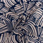 PRINTED RN AMALFI 150CM 47 AV BLUE - Image 2