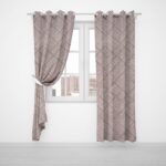 EMPORIO EYELET CURTAIN 225X220CM BLUSH - Image 2