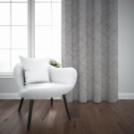 EMPORIO TAPED CURTAIN 225X218CM SILVER - Image 2