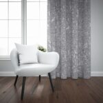 JENELLE LINED TAPED CURTAIN GREY - Image 2
