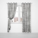 LYNETTE BLOCKOUT TAPED CURTAIN 225X218 STONE - Image 2