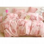 KIDS DUVET COVER DOUBLE - PINK STAR - Image 2