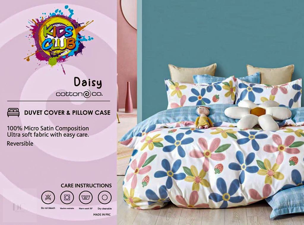 KSDC5FDS231-2.jpg KIDS DUVET COVER SINGLE - DAISY - Image 1