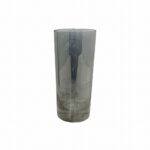 GLASS 460ML GREY/BLACK CB05-02