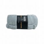 DANNY HOME SOFT PLUSH THROW 130X160-SILVER - Image 2