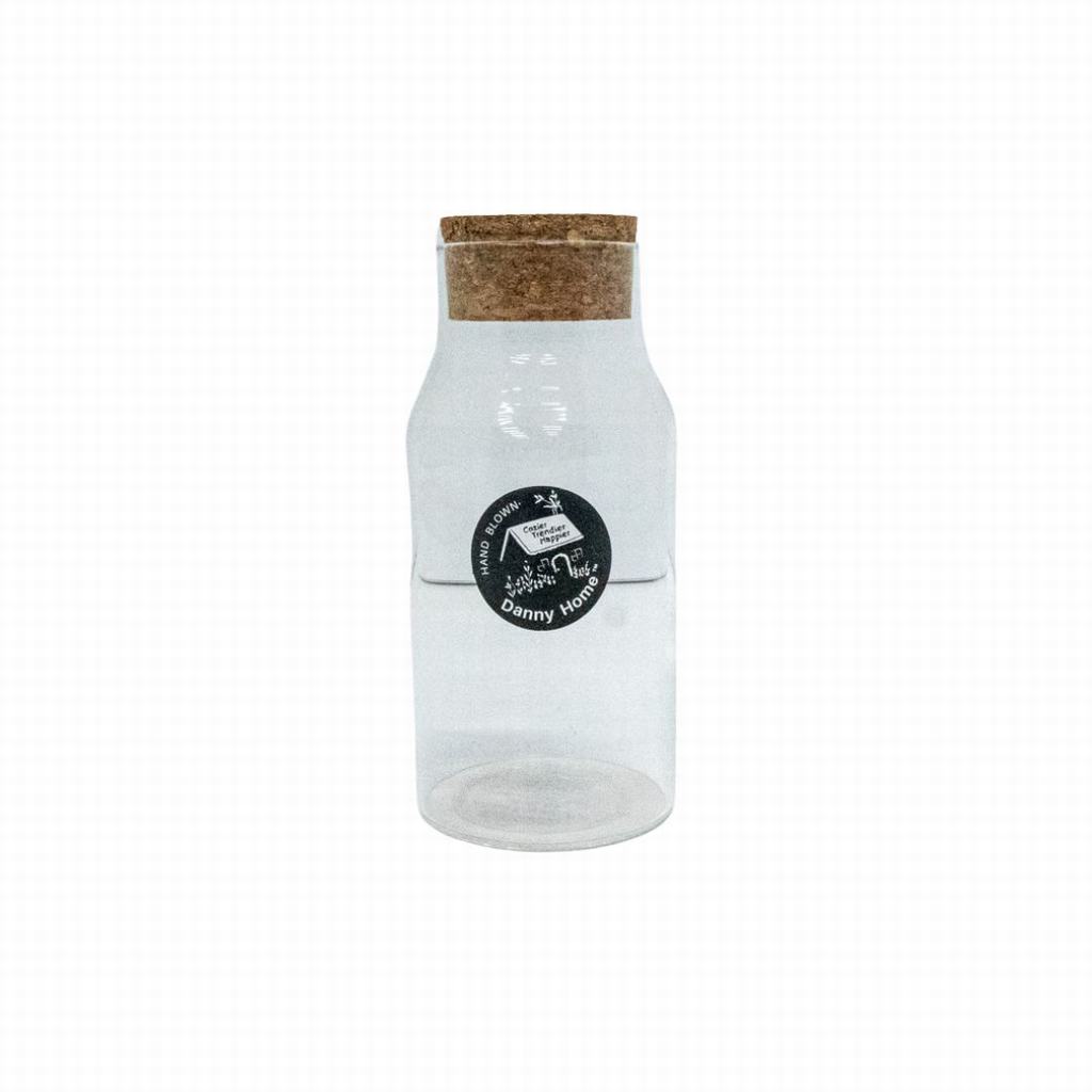 MB2D300497231.jpg GLASS STORAGE JAR WITH LID - Image 1