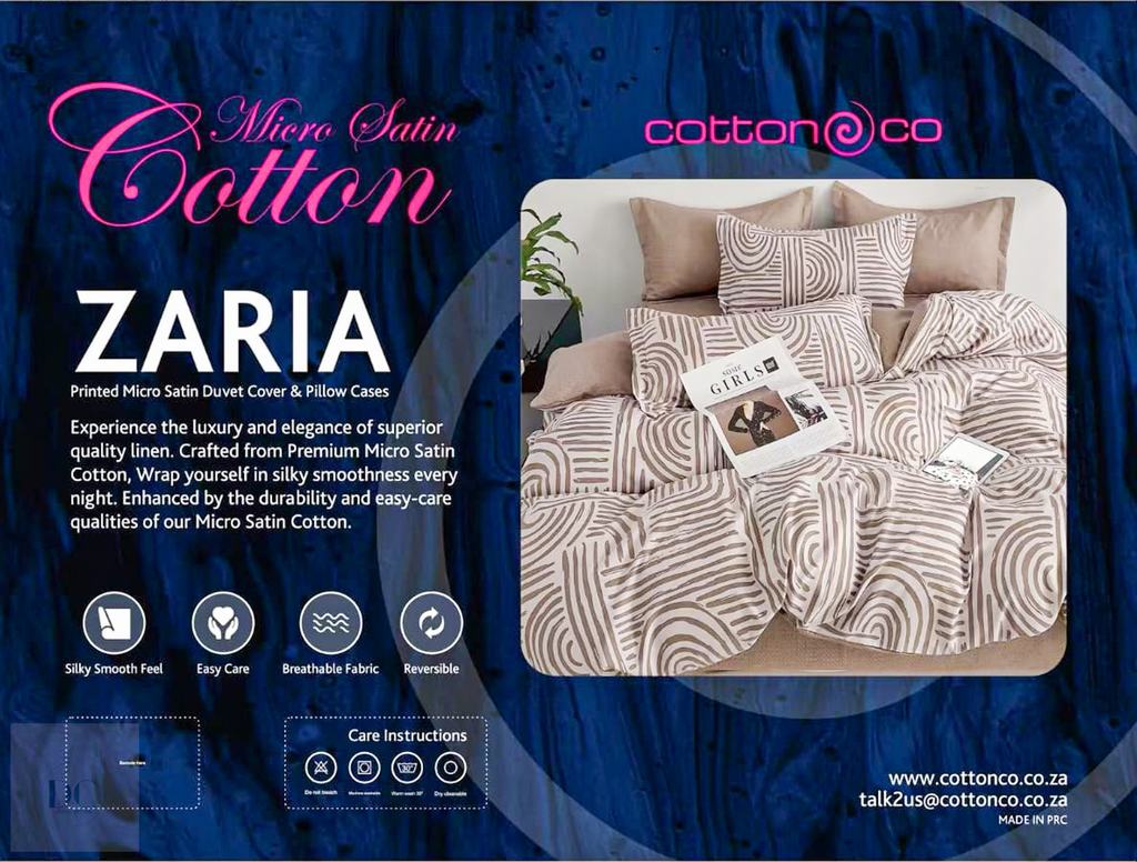 MSKDC5FZR231-1.jpg MICRO SATIN DUVET COVER KING - ZARIA - Image 1
