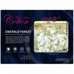 MICRO SATIN DUVET COVER QUEEN - EMERALD FOREST