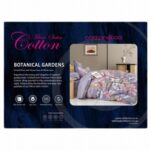 MICRO SATIN DUVET COVER SUPERKING - BOTANICAL GARDENS