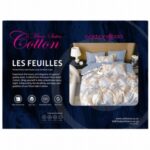 MICRO SATIN DUVET COVER SUPERKING - LES FEUILLES