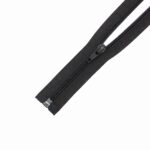 30CM OPEN END ZIP DARK BROWN  - (8)