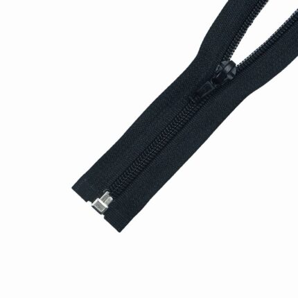 50CM OPEN END ZIP - BLACK - (2)