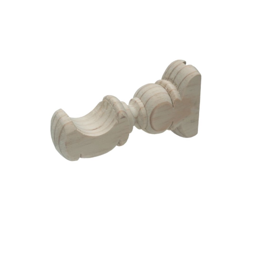 P013231-3.jpg 34MM SINGLE WOODEN BRACKT - NATURAL - Image 1