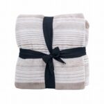 COCO FLANNEL THROW 200X200 NATURAL