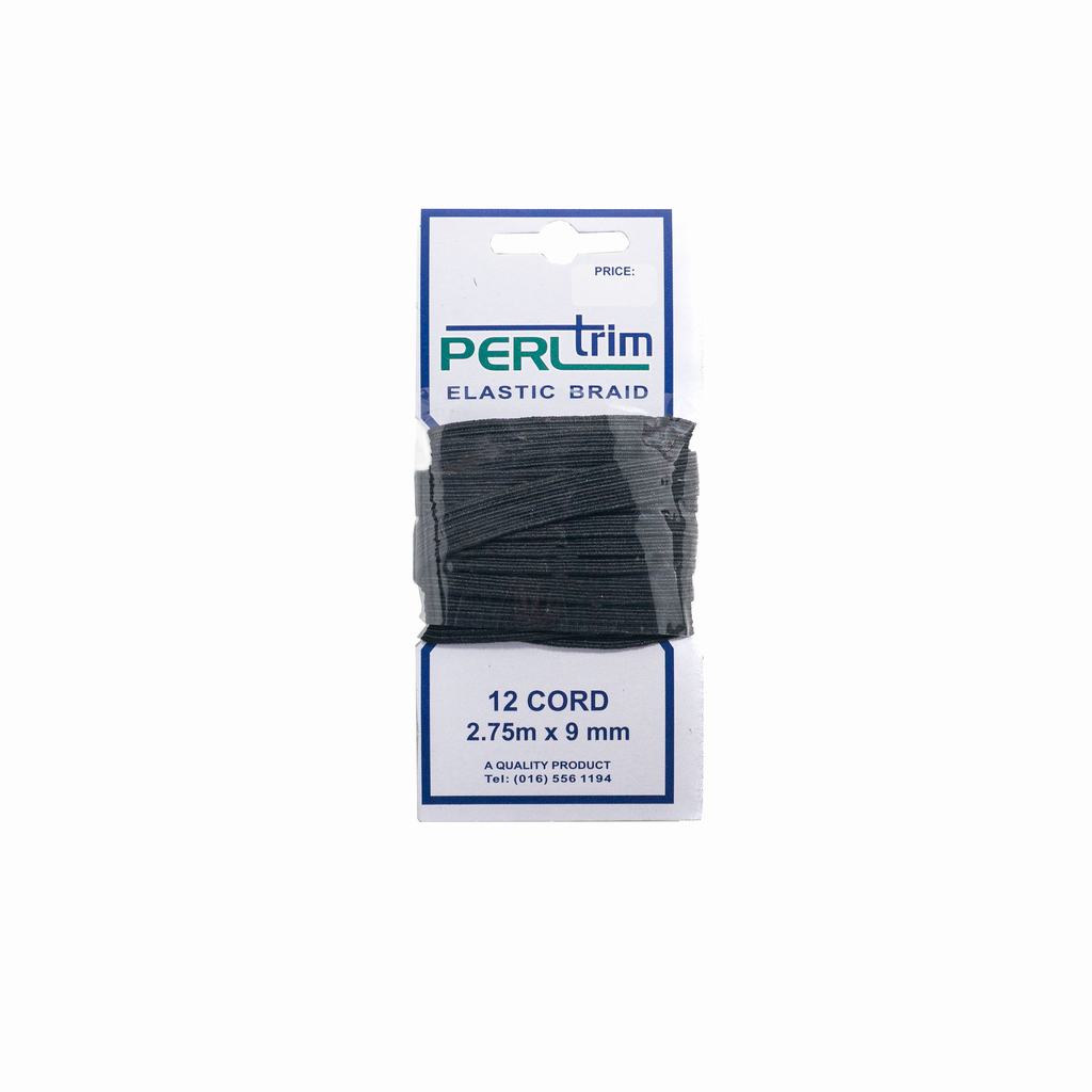 PT2DCE125FB231-1.jpg CARDED ELASTIC 12CORD BLACK - Image 1
