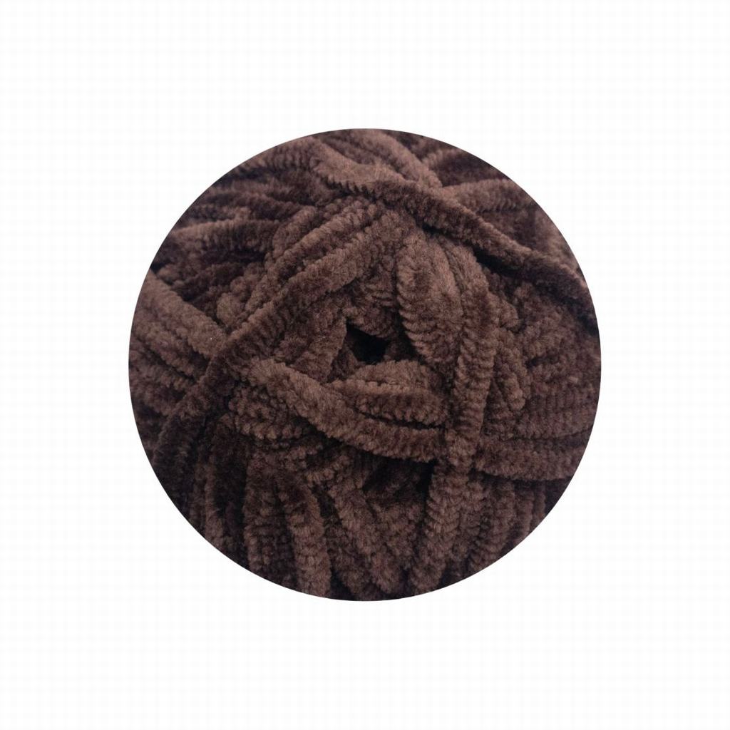 PV5F18231.jpg PLUSH VELVET - DARK BROWN - Image 1