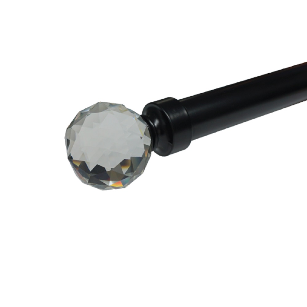 PW321T231-1.jpg 32MM PRISM FINIAL 2PK - BLACK - Image 1