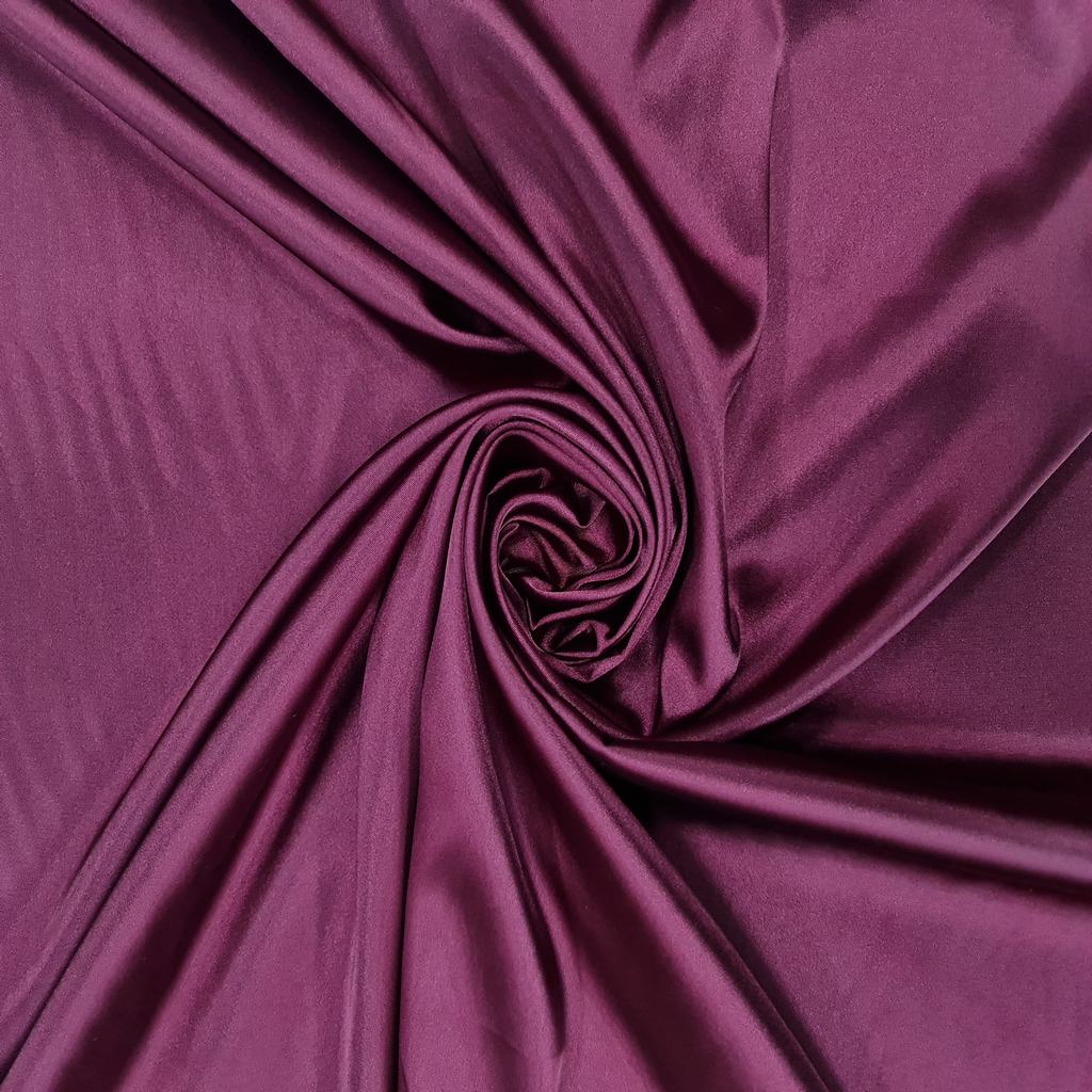 SS85FMAROON-1.jpg 150CM STRETCH SATIN - MAROON - Image 1