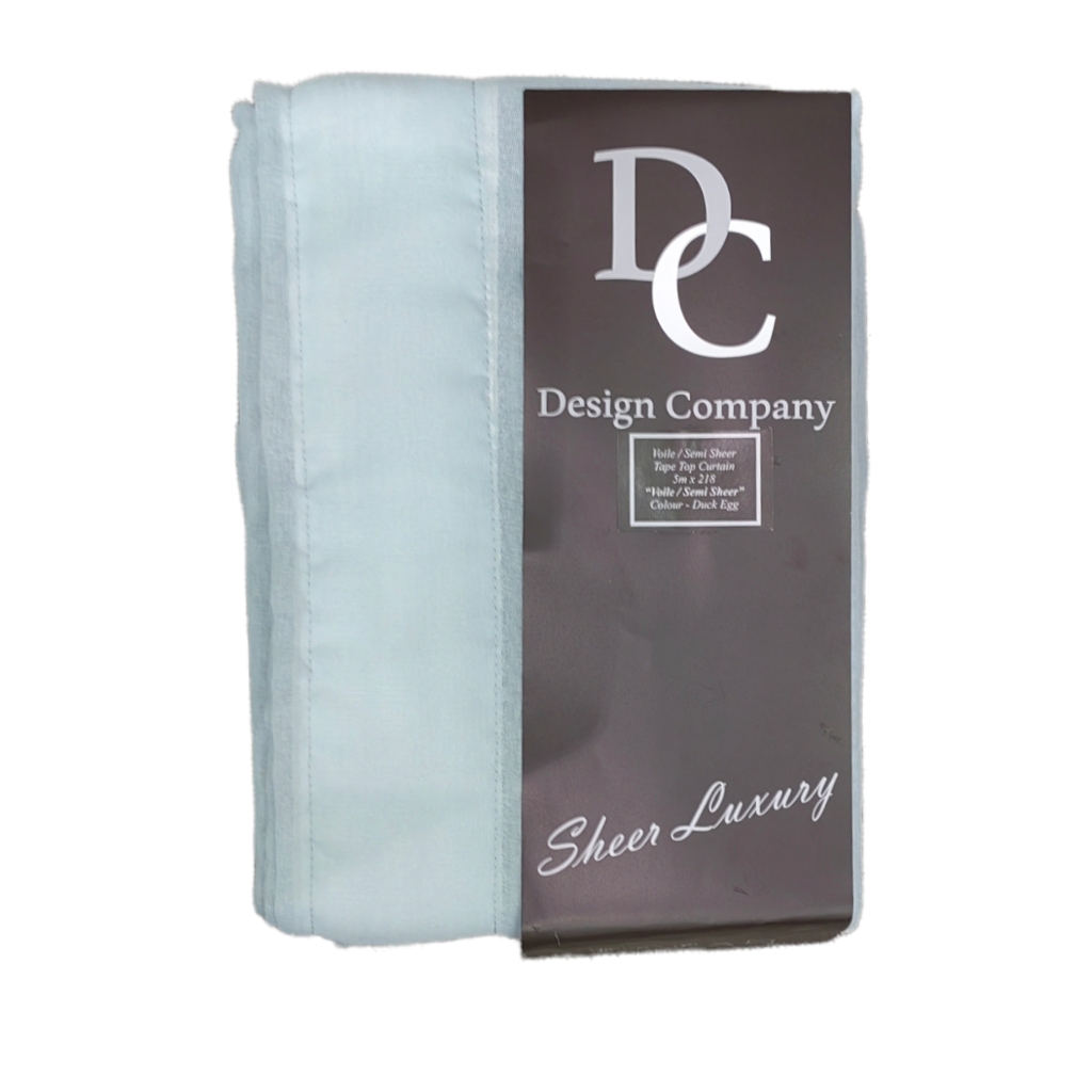 SSVT5FDE-1.jpg SEMI SHEER VOILE TAPE 5MX218-DUCK EGG - Image 1