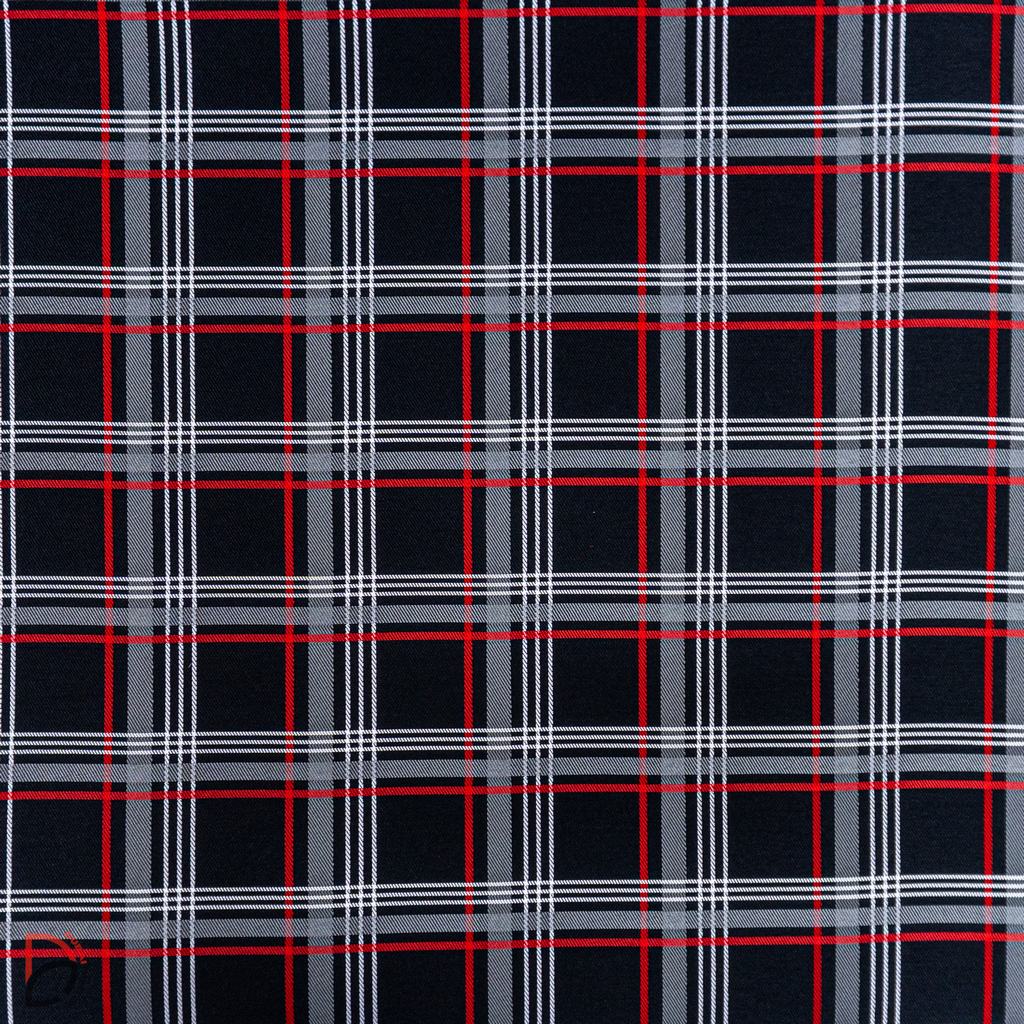 TARTAN5FR.jpg 140CM TARTAN CAR UPHOLSTERY RED - Image 1