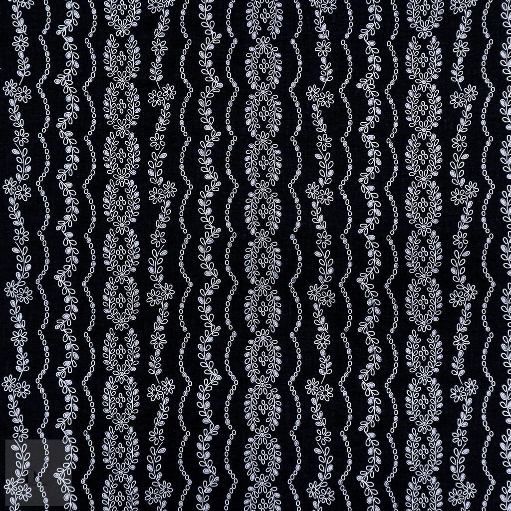 1009465F2231.jpg COTTON VOILE EMBROIDERY 150CM - Image 1