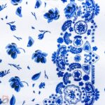 Digital Print Fior Ricci Satin