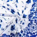 Digital Print Fior Ricci Satin - Image 2