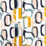 Digital Print NR Crepe - Brush Abstract