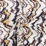 Printed Capri Linen Look Smudge Ripple 5 - Image 2