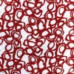 Printed RN Amalfi 150cm Red