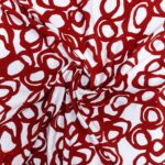 Printed RN Amalfi 150cm Red - Image 2
