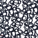 Printed RN Amalfi 150cm &ndash; Black