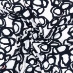 Printed RN Amalfi 150cm &ndash; Black - Image 2