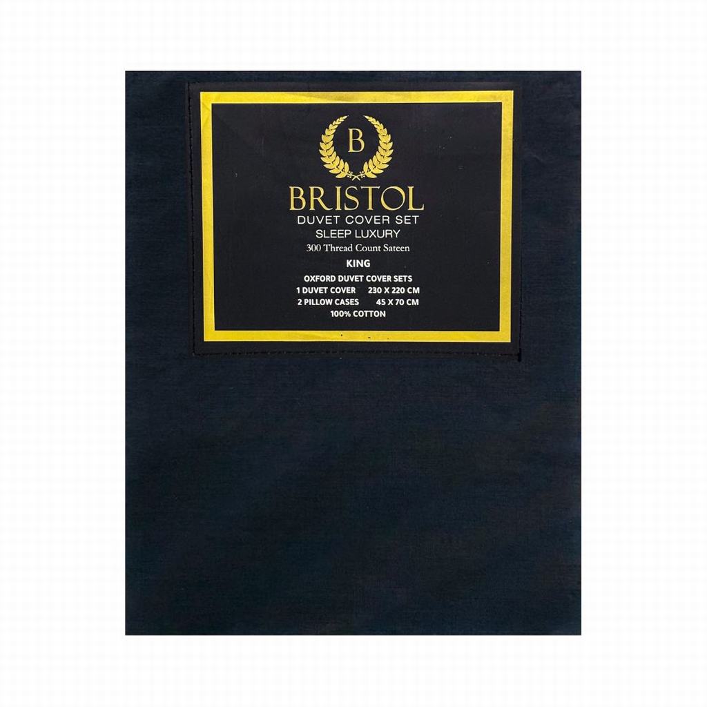 BG2DKOXD5FDG231.jpg OXFORD DUVET COVER SET KING 230X220 DARK GREY - Image 1