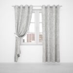 LYNETTE SHEER EYELET CURTAIN 5MX220CM-BEIGE - Image 2