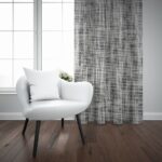 LYNETTE SHEER TAPED CURTAIN 5MX218CM-GREY - Image 2