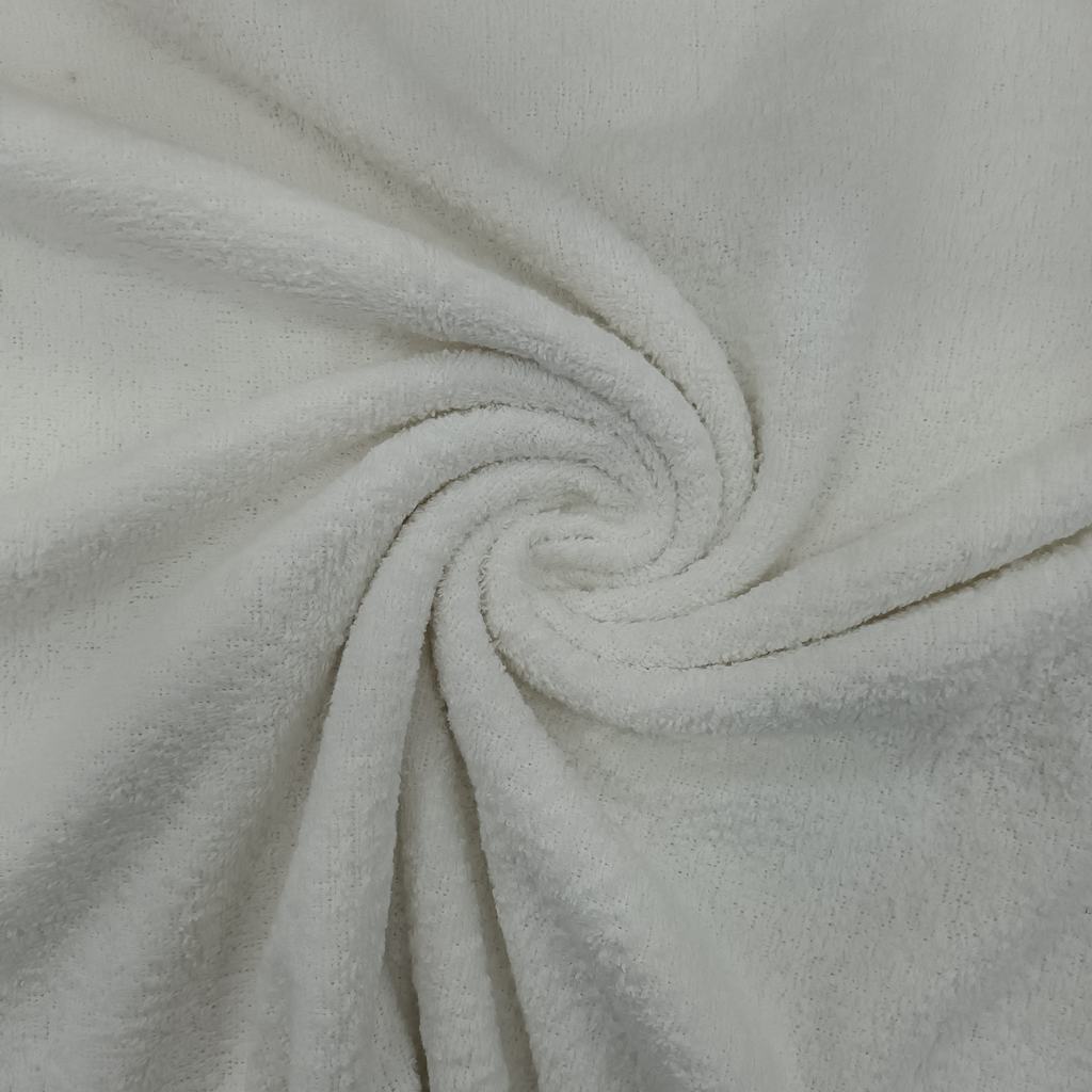 DST5FWHITE.jpg 150CM 100% COTTON TOWELLING - Image 1