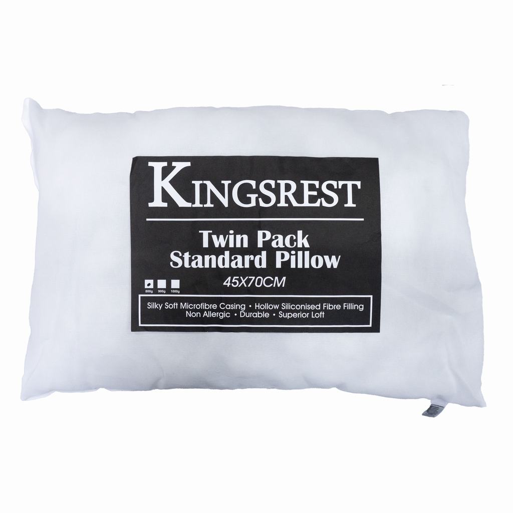 KTP800231.jpg KINGSREST TWIN PACK PILLOW 800G - Image 1
