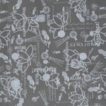 140CM PRINTED VINYL-LIGHT GREY