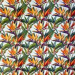 150CM PRINTED VINYL - STRELITZIA ALL OVER